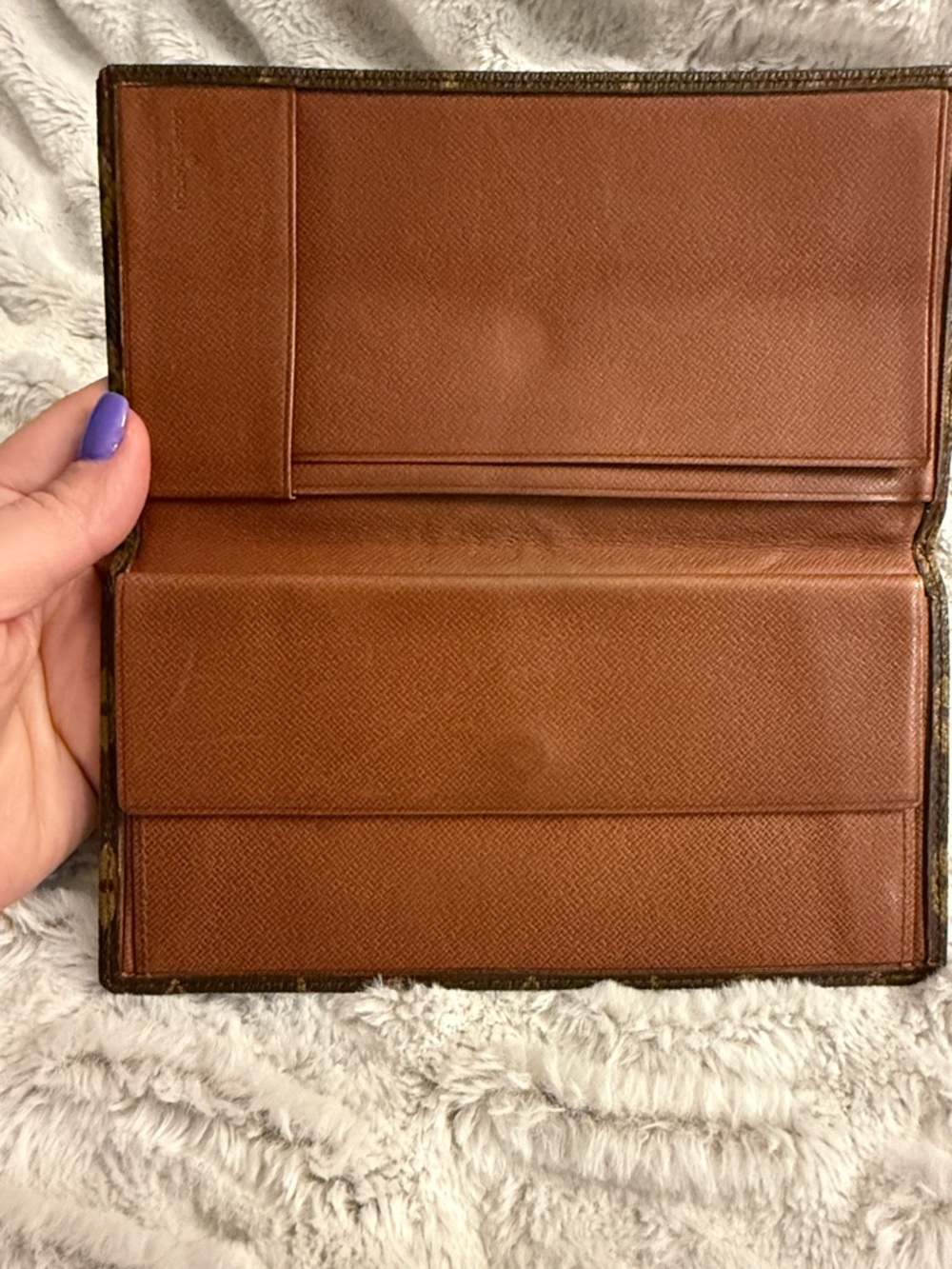 Authentic Louis Vuitton Vintage 1985 Monogram Trifold Wallet - Picture 6 of 14